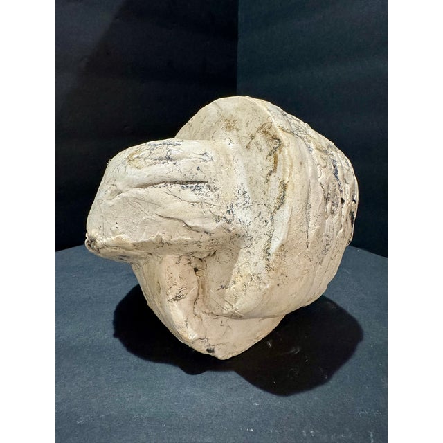 Abstract 1960s Larry Mohr Painted Plaster Abstract Sculpture Signed From Artist Estate For Sale - Image 3 of 7