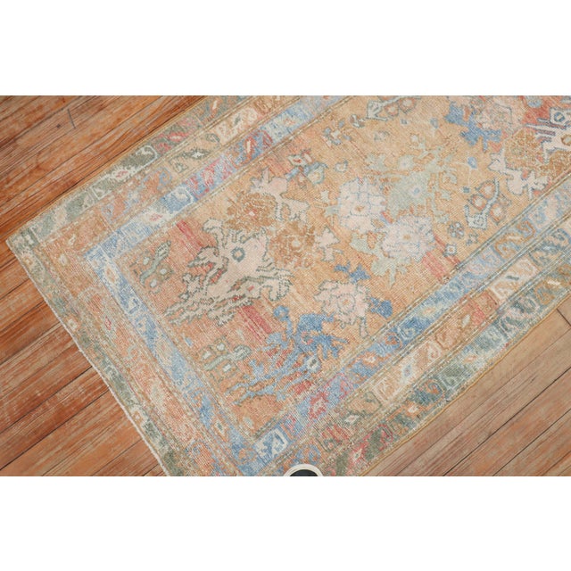 Early 20th Century Zabihi Collection Scatter Size Persian Kurd Rug - 2'9" x 4'7" For Sale - Image 9 of 9