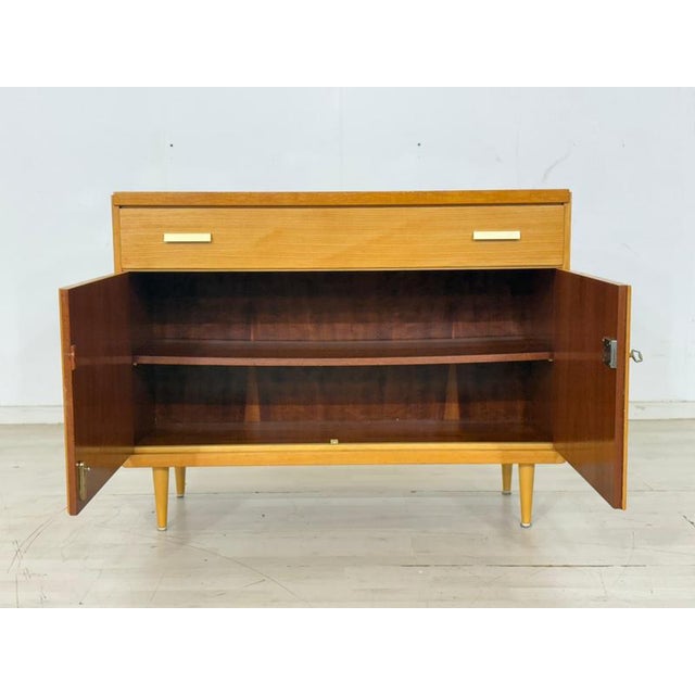 Mid-Century Modern Sideboard in Elm, 1960s For Sale - Image 3 of 11
