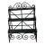 Vintage French Country Rod Iron Three – Tier Conservatory Plant Stand For Sale