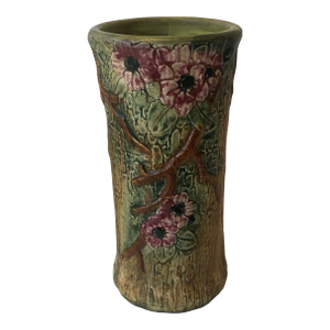 Antique 1920’s Weller Woodcraft Flemish Dogwood Vase