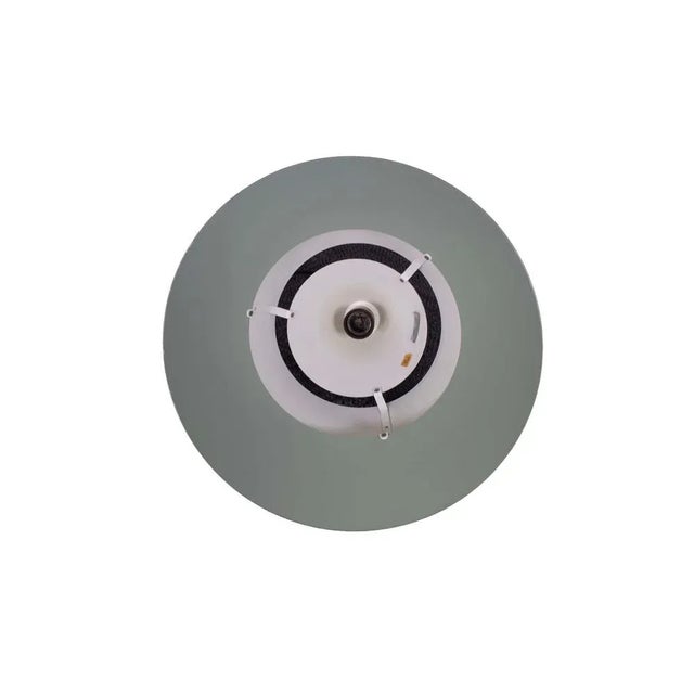 White Lacquered Pendant Lamp Zone by Jo Hammerborg for Fog & Morup, Denmark 1969 For Sale - Image 3 of 6