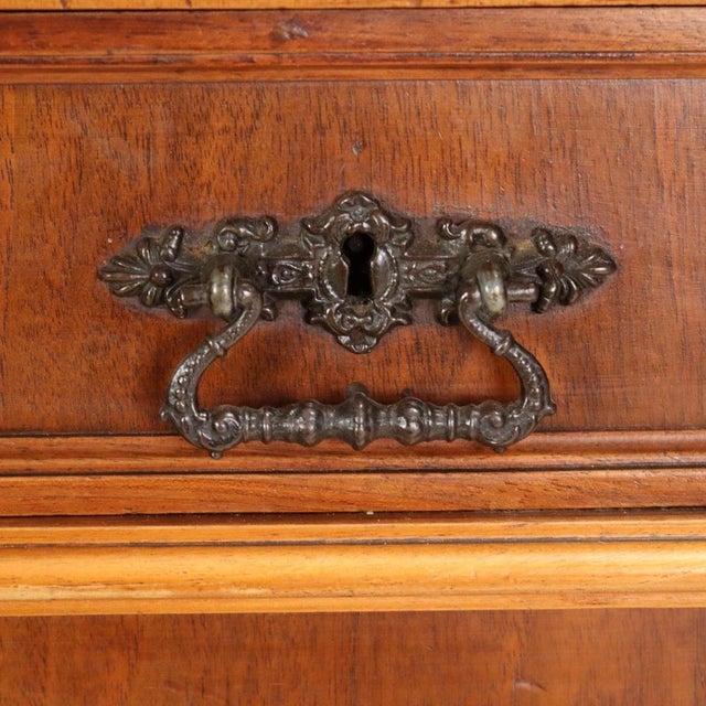 Sideboard in Walnut with Glass For Sale - Image 6 of 14