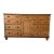Antique English Pine Sideboard With Central Cupboard & Nine Drawers For Sale