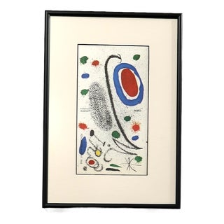 Joan Miró, Fondation Maeght, 1968, Lithograph, Framed For Sale