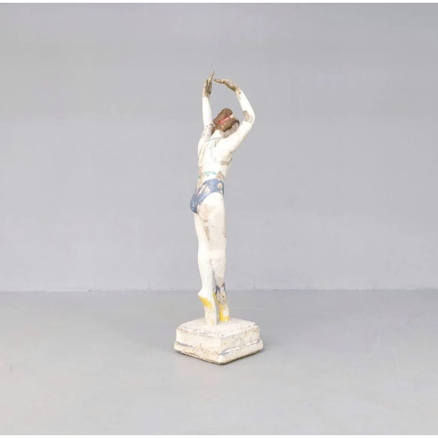 Parisian Artist, Statue of a Ballerina, 20th Century, Concrete For Sale - Image 6 of 12