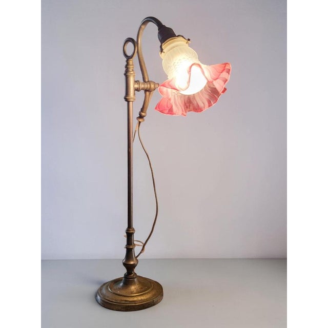 Art Deco Gooseneck Desk Lamp, France, 1930s For Sale - Image 11 of 12
