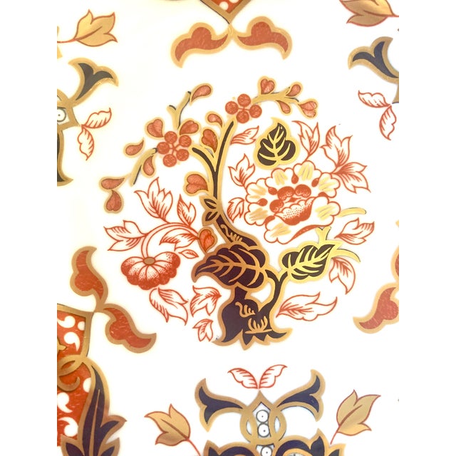 Royal Crown Derby Porcelain Set of 4 Bread and Butter Plates "Derby Japan" by Royal Crown Derby For Sale - Image 4 of 5