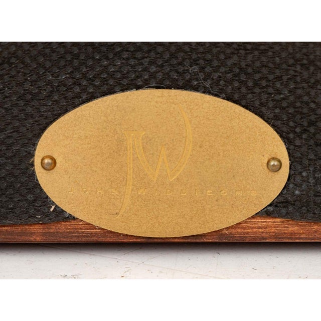 John Widdicomb Upholstered Mahogany Window Seat For Sale In New York - Image 6 of 6