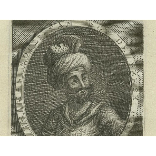 Daumont, King Nader Shah, Thamas Koulikan, 18th Century, Engraving For Sale - Image 4 of 10