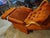 1950s Vintage Berkline Motion Rocker Wingback Recliner For Sale - Image 5 of 7