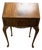 1970s Mahogany Queen Ann Style Slant Front Writing Desk For Sale
