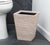 It is important to decorate your home with soul and personality. This Square tapered waste basket with metal liner will...