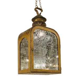 Currey & Co. French Gold Finished Mercer Lantern