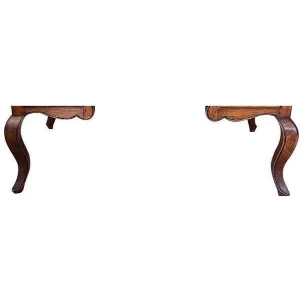 19th Century 19th Century French Provençal Walnut Knee Hole Desk For Sale - Image 5 of 9