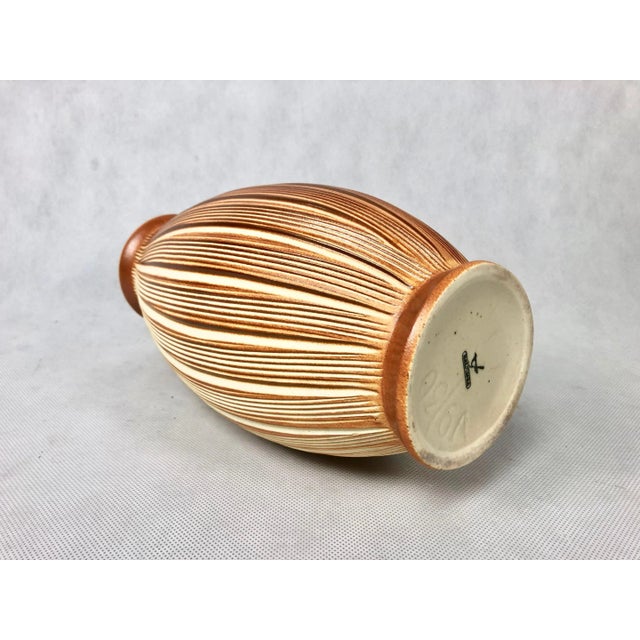 Beige Mid-Century Sgraffito Vase from Kalamba, 1950s For Sale - Image 8 of 9
