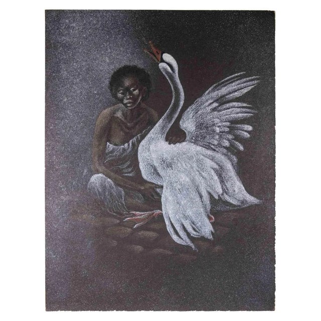 Bernadette Kelly, The Swan Song, Mixed Media, 1980s For Sale