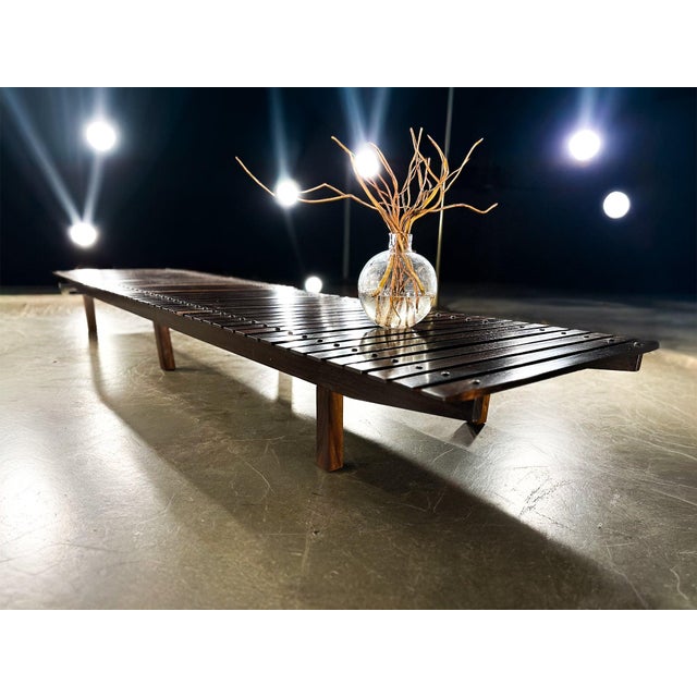Mucki Bench in Rosewood, Sergio Rodrigues, 1958 For Sale In New York - Image 6 of 17