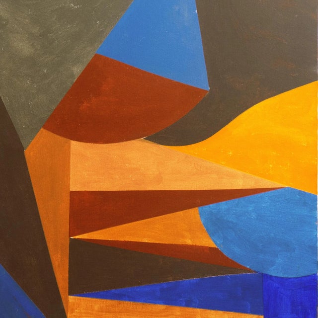 Abstract 'Geometric Ii' by Renee Harwin, Bay Area Abstraction, San Francisco Art Institute, Woman Artist For Sale - Image 3 of 10