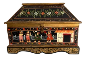 Vintage Indian Rajasthani Dowry Box