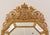 Antique Louis Philippe Octagonal Gold Leaf Wall Mirror with Avec Flowers and Cherubs, Mirror, 19th Century For Sale - Image 5 of 11