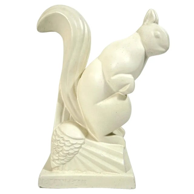 Vintage Art Deco Ceramic Squirrel by Charles Lemanceau For Sale - Image 11 of 11