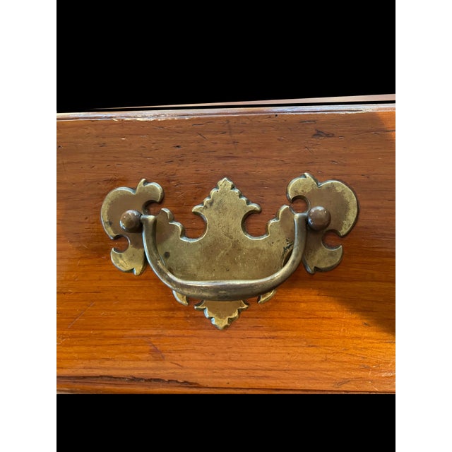 19th Century Pine Step Back Pewter Cupboard For Sale - Image 9 of 12