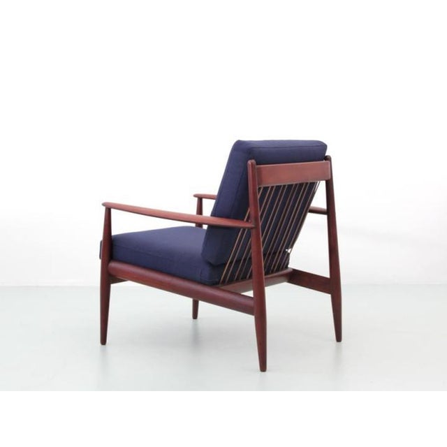 Wood Set of Mid-Century Modern Lounge Chairs in Teak Model 118 attributed to Grete Jalk, 1950s For Sale - Image 7 of 15