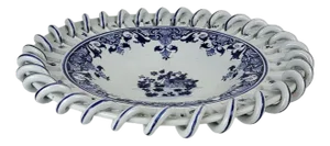 Malicorne Earthenware Cup by Emile Tessier, 1890s