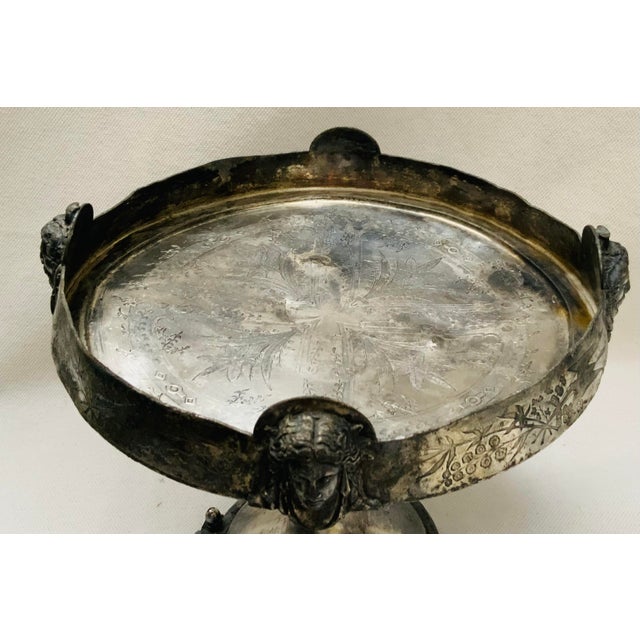 ….Exude old-world romance on your tabletop or sideboard with this striking Late Victorian / early Art Nouveau silver-...