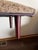 Blue Vintage Signed Tapestry Footstool With Running Horses For Sale - Image 8 of 10