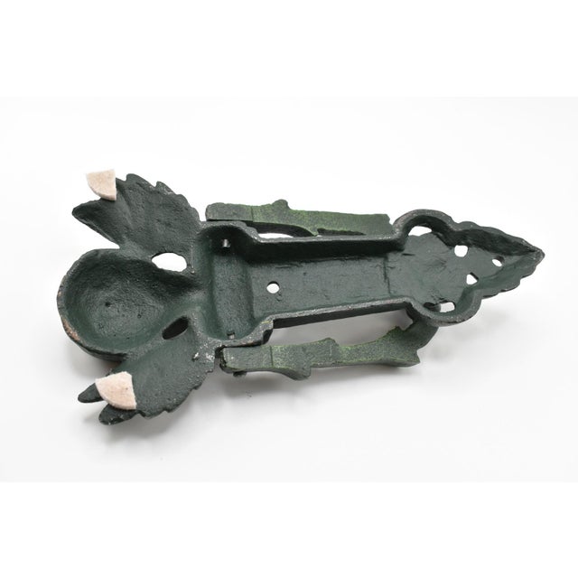 Metal Cast Iron Angel Door Knocker For Sale - Image 7 of 11