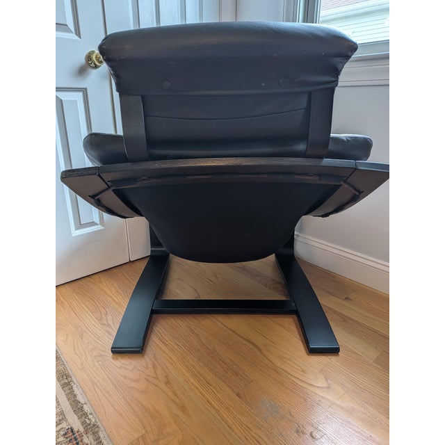 Black Original Kroken Armchair by Ake Fribyter for Nelo Möbel, 1970s - MCM For Sale - Image 8 of 12