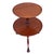 Traditional Vintage Mahogany Two Tier Round Dumbwaiter Table – 1940s Regency Style Claw Foot For Sale - Image 3 of 11