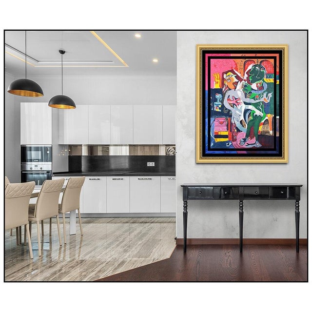 Message us to inquire about custom framing options! (Included for free with every purchase) The artwork here, "Summer in...