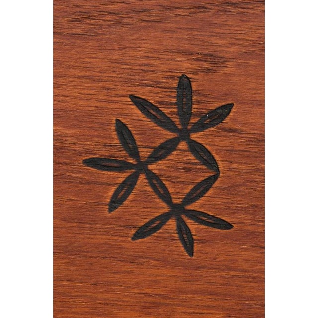 Large Tray in Teak attributed to Johannes Aasbjerg, 1950s For Sale - Image 4 of 6