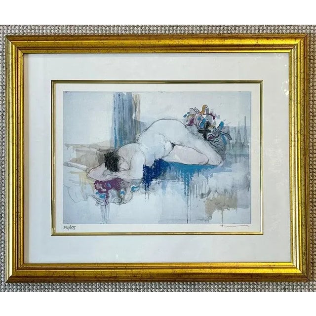 1970s Set of Three Itzchak Tarkay Serigraphs of Nudes For Sale - Image 5 of 13