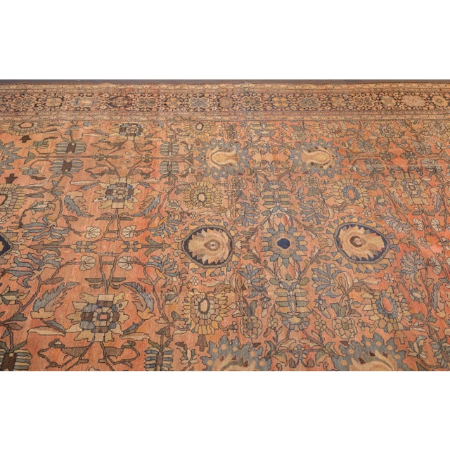 Antique Malayer Rug 8'11'' X 11'5'' For Sale - Image 10 of 10