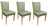 Mid-Century Modern Dining Chairs, 1950s, Set of 4 For Sale - Image 4 of 5