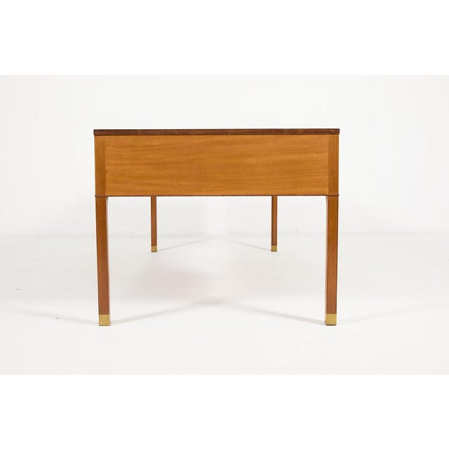 Brown Mid-Century Danish Modern Desk by Jacob Kjaer, 1950s For Sale - Image 8 of 14