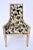 Mid-20th C. French Directoire Style Velvet & Silver Leaf Armchairs For Sale - Image 9 of 11