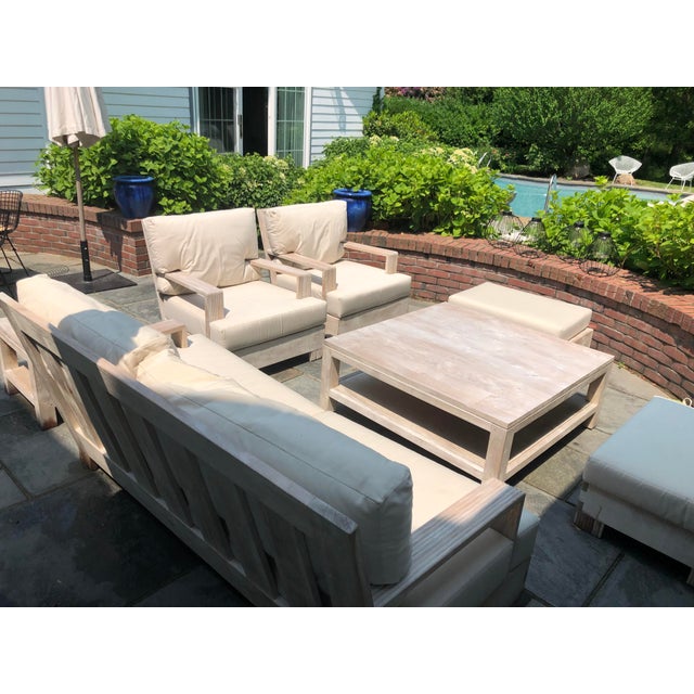 Sutherland Reeded Teak Outdoor Living Room Set | Chairish Sutherland Reeded Teak Outdoor Living Room Set | Chairish on Outdoor Living Room Set id=82575