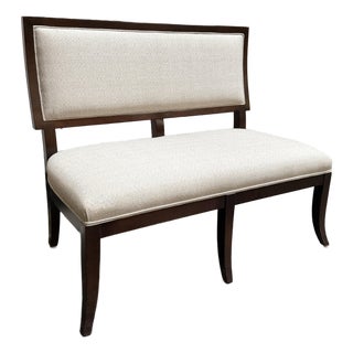 Neoclassical Modern Klismos Style Dining Banquette Settee by Björk Studio For Sale