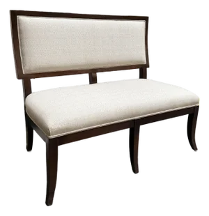 Neoclassical Modern Klismos Style Dining Banquette Settee by Björk Studio