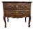 Vintage French Provincial Louis XV Style Carved Commode Dresser Chest of Drawers For Sale