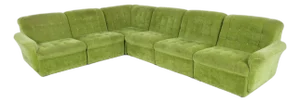 Mid-Century Modular Fabric Sofa, 1970s