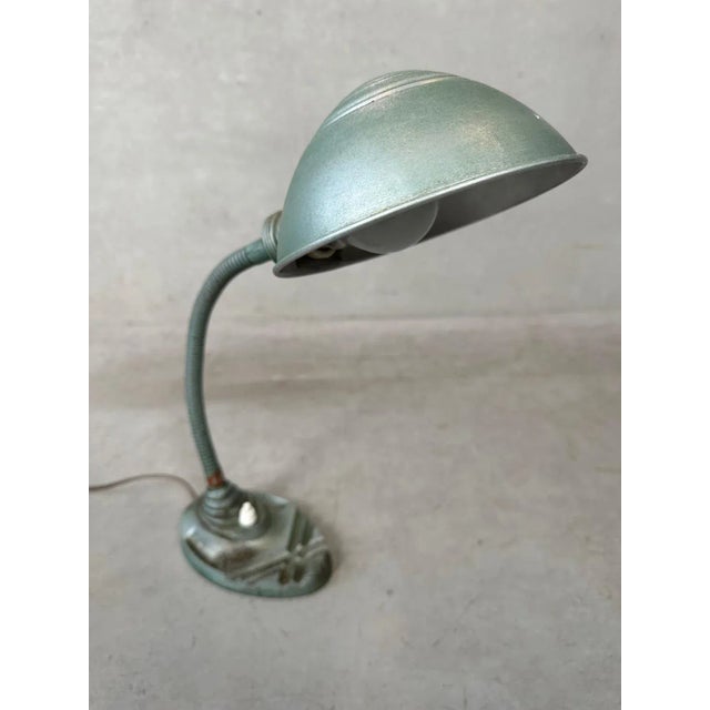 Vintage Industrial Art Deco Lamp from Erpe For Sale - Image 10 of 10