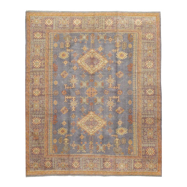 Galerie Shabab Collection Mid-20th Century Turkish Oushak Rug For Sale