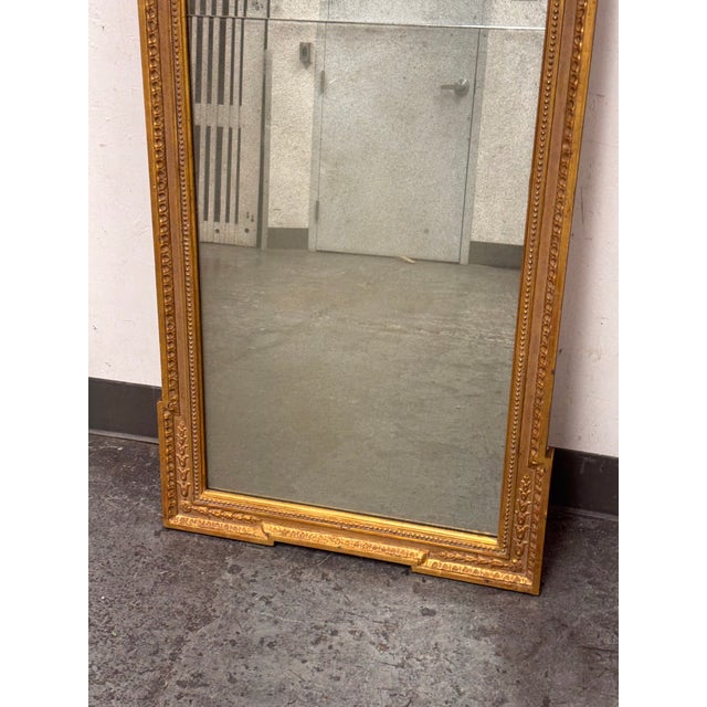 Neoclassical Giltwood Wall Mirror, Antique For Sale - Image 10 of 12