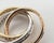 Cartier Trinity Diamond 18k Tri-Color Gold Band Ring w/Cert - Size 5.5 For Sale - Image 10 of 10